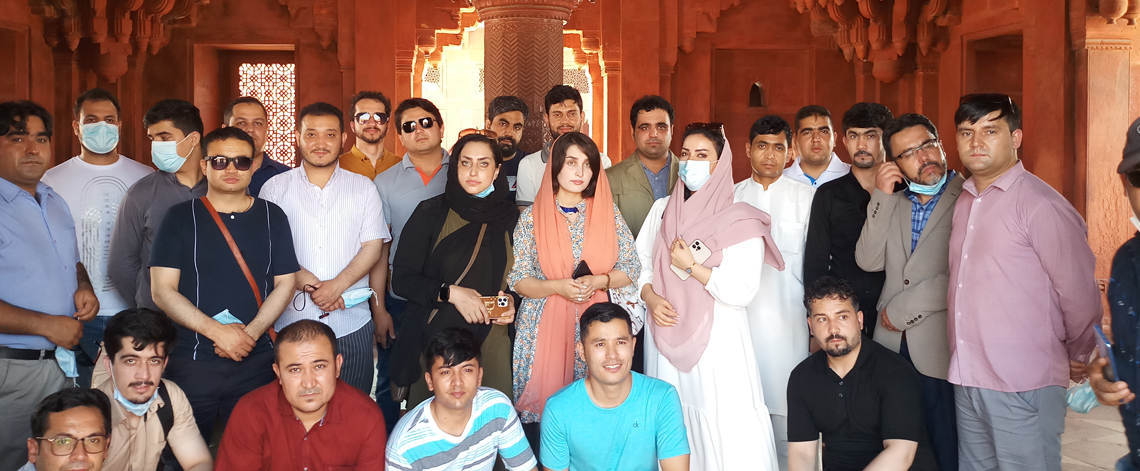 Visit of Participants of 8th Special Course for Diplomats from Afghanistan to Fatepur Sikri on 10 July 2021