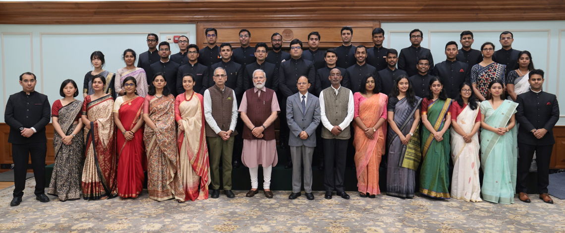 Call on Honble Prime Minister of India by IFS OTs of 2022 Batch (25 July, 2023)